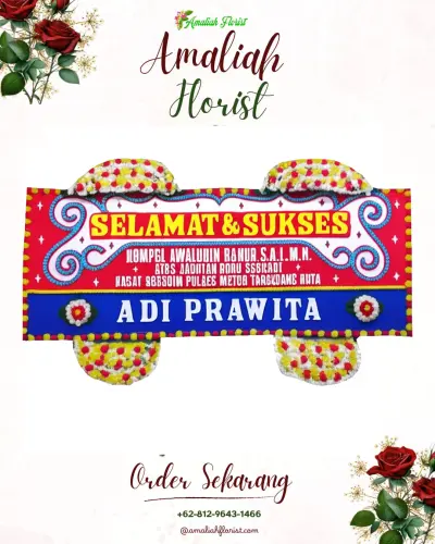Karangan Bunga Ucapan Selamat di Liliba