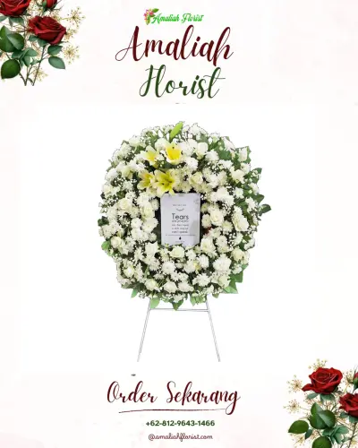 Krans Bunga Duka Cita di Liliba
