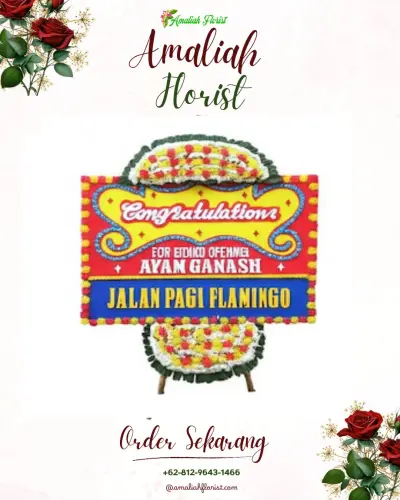 Bunga Papan Congratulation di Liliba